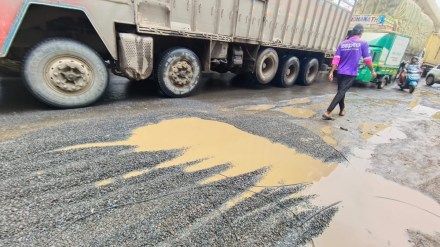 thane road news loksatta