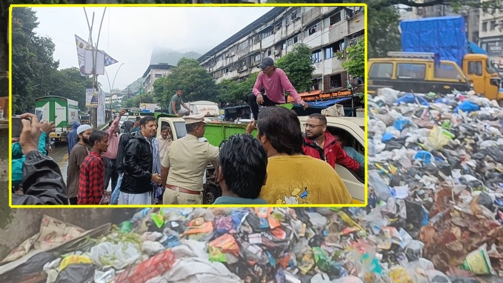 mumbra garbage trucks