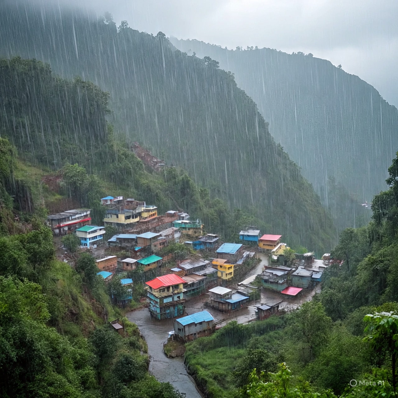 Where does it rain the most in the world?