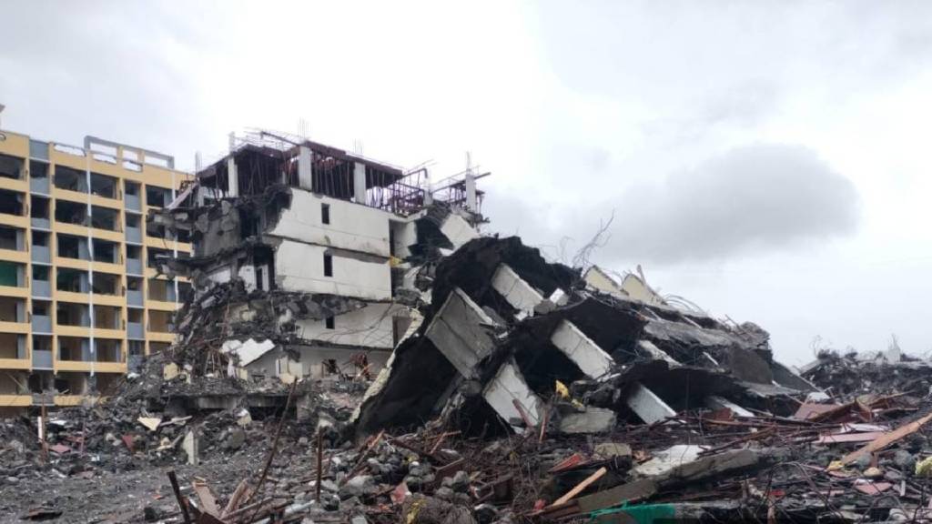Thane Municipal Corporation decides to plant trees on the site of 21 illegal buildings demolished in Shil