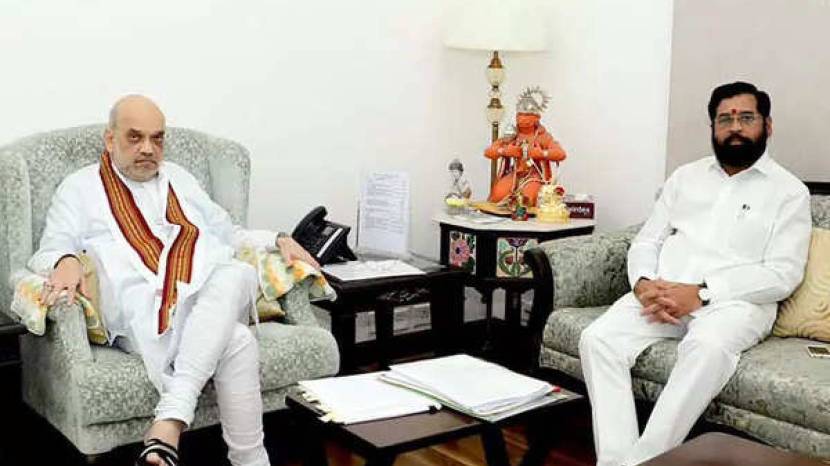 Eknath Shinde Amit Shah (PTI Photo)