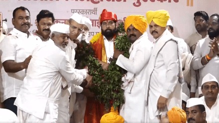 Saint Namdev Maharaj award, Eknath Shinde honors, Sant Namdev teachings, 375th Sanjivan Samadhi,
