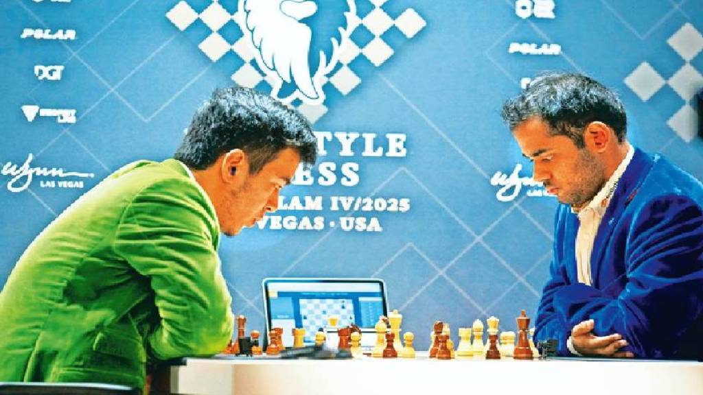 Arjun Erigesi advances to semi finals of Las Vegas stage of free style chess tournament
