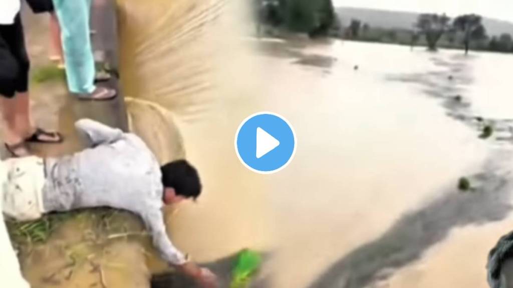 farmer risking his life to save crops