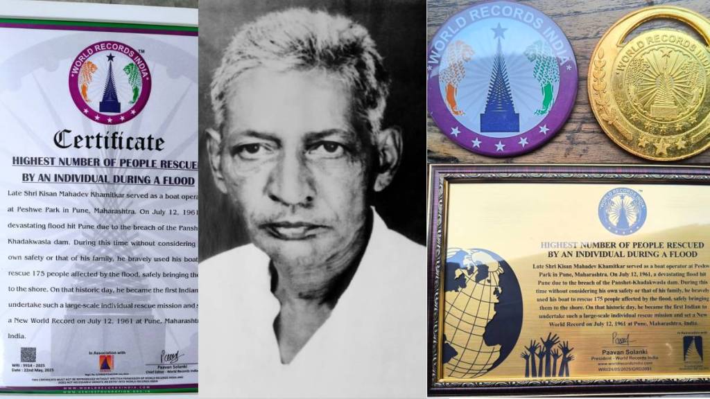Kisnarao Khatimkar saved 175 lives during the 1961 Panchet dam flood