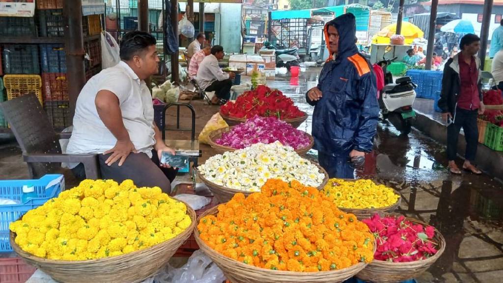 The current increase in flower prices due to continuous rains has affected demand.