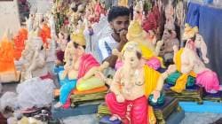 Ganpati Idol Price Hike: गणेशमूर्ती किमतींमध्ये ३० टक्‍क्‍यांची वाढ; पीओपीवरील बंदीच्या गोंधळाची गणेशभक्तांना झळ