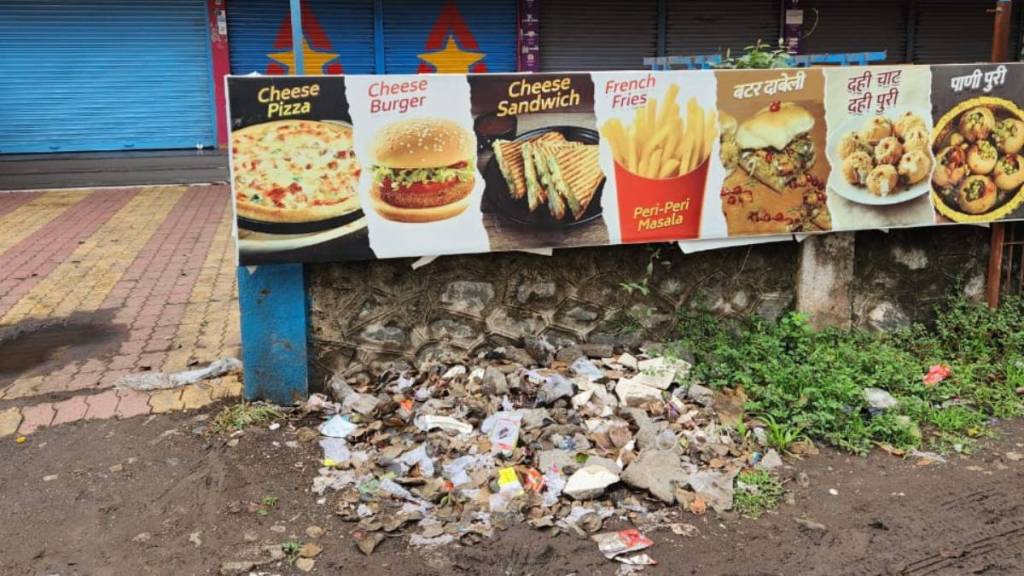 garbage piles in Malegaon