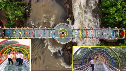 Maharashtra's first glass bridge in Sindhudurg