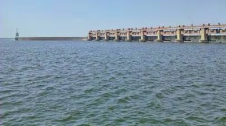 Water released from Godavari river into Telangana Sriramsagar reservoir