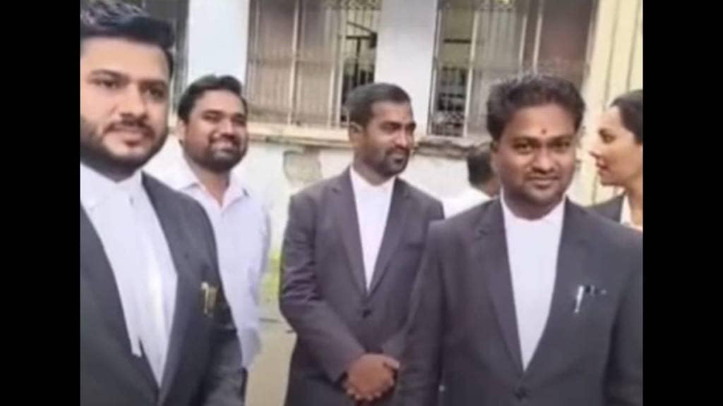 The victim's lawyer in the kalyan court.