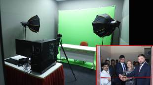‘e-content’ studio and auditorium at Mumbai University; Facilities in collaboration with Moscow State University