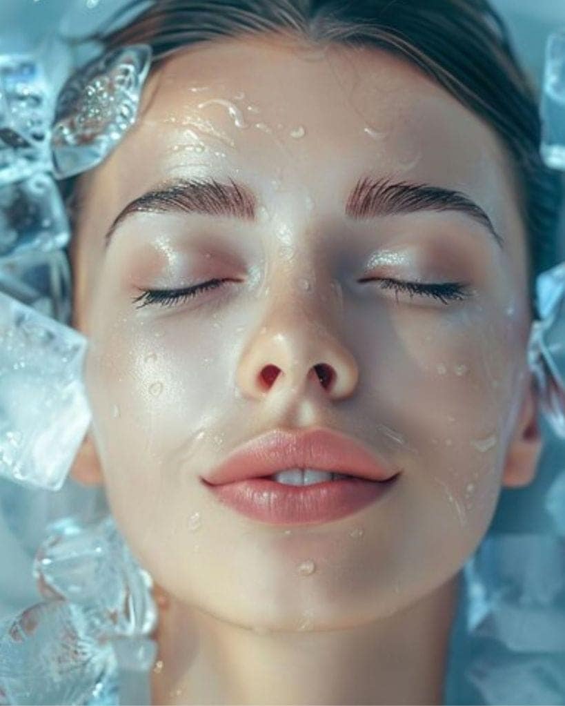 Using ice to remove acne | ice benefits for skin acne