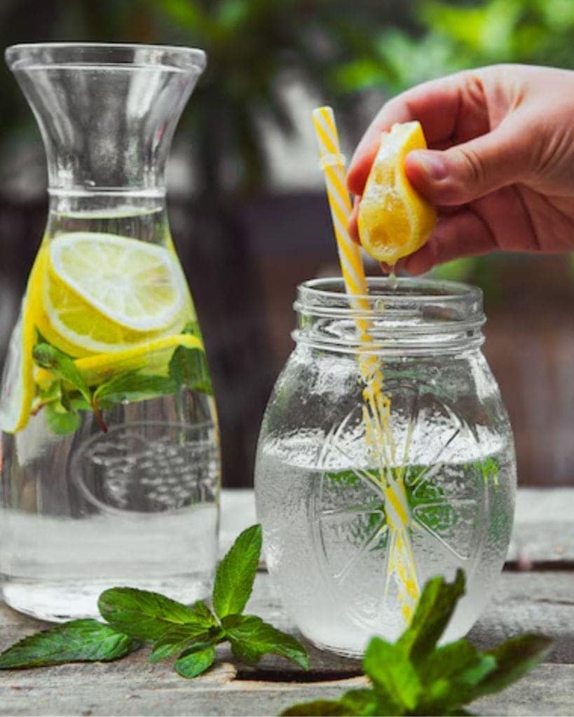 lemon water