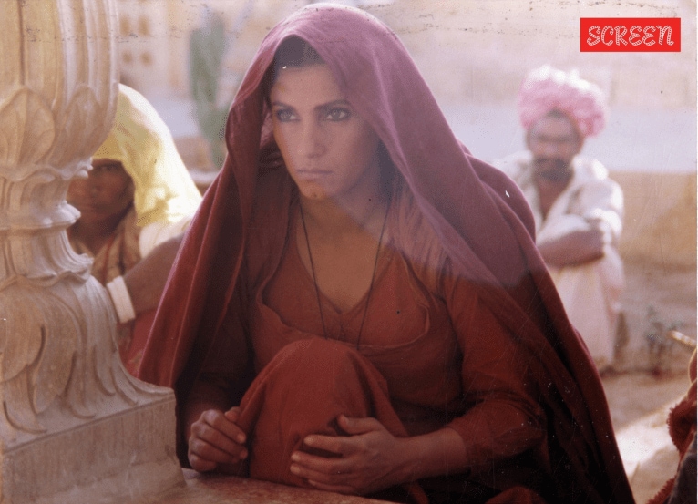 Dimple Kapadia in a still from Rudaali. (Photo: Express Archives)