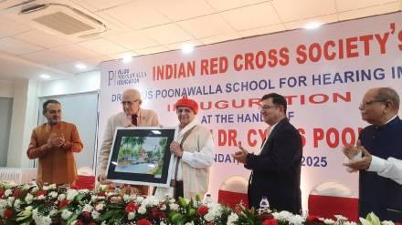 The building of the Dr. Cyrus Poonawalla School for Hearing Impaired was inaugurated by Dr. Poonawalla.