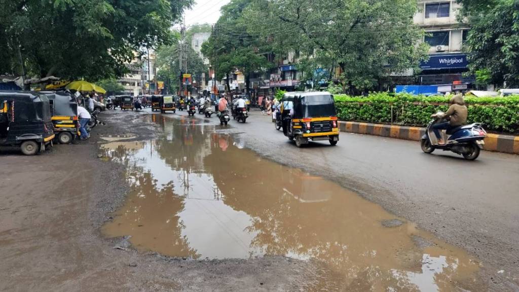 Concrete road work in jalgaon city