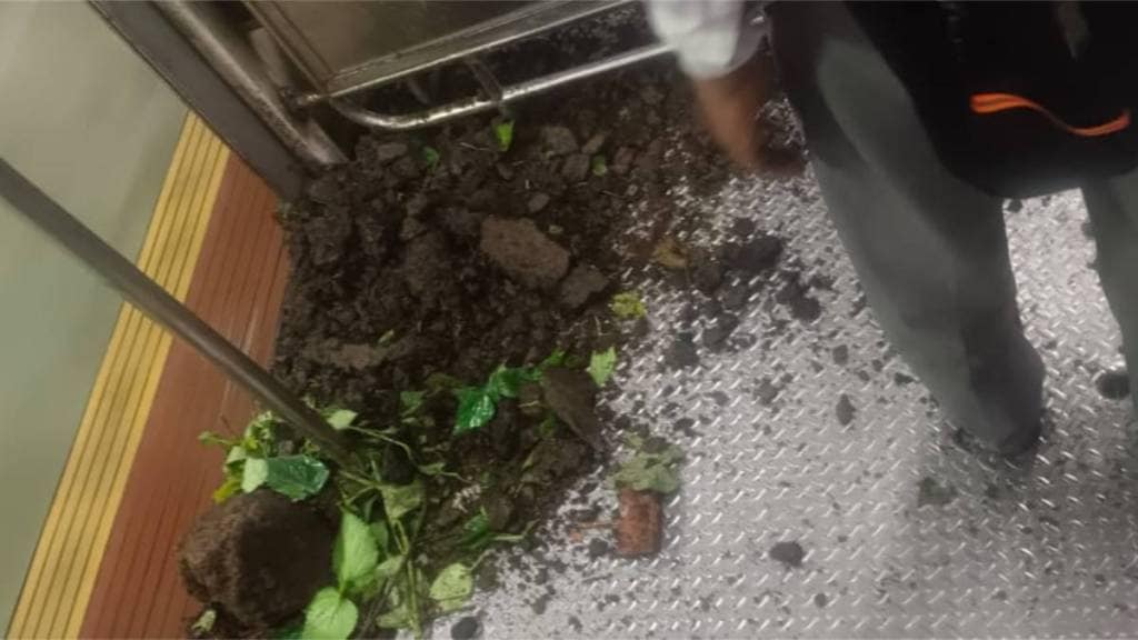 landslide at Kasara railway station