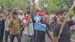 Viral Video : कोणाच्या गळ्यात तर कोणाच्या हातात…. शेकडोंची गर्दी अन् प्रत्येकाकडे एक साप; अनोख्या ‘नाग पंचमी’चा VIDEO व्हायरल