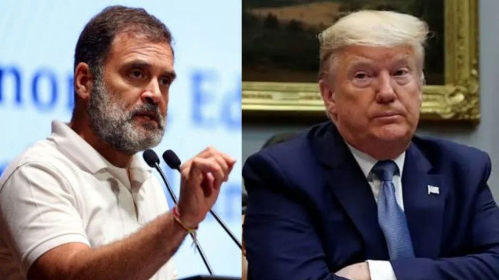 Rahul Gandhi backs Donald trump over dead economy remark