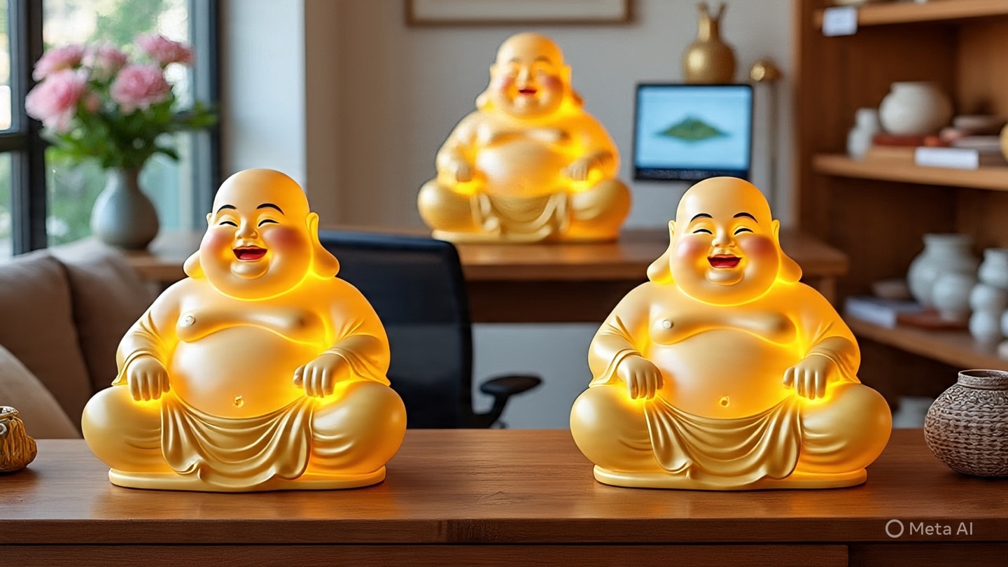 laughing buddha for good luck at home