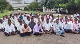 makai sugar factory workers protest for unpaid salaries in Solapur sugar industry news