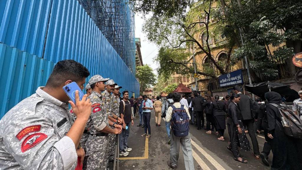 Tight police security, crowd outside Mumbai Sessions Court