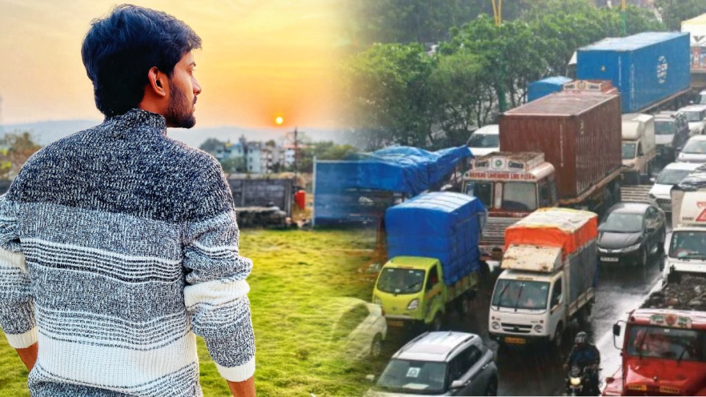marathi actor ajinkya raut shares post about delayed flight after getting stuck in traffic jam because of road pathholes