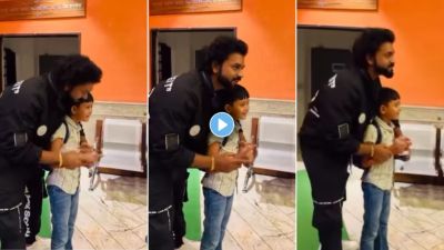 लोकप्रिय गायकाने लहानग्या चाहत्याची ‘ती’ इच्छा केली पूर्ण, चाहत्यांनीही केलं कौतुक; पाहा गोड व्हिडीओ