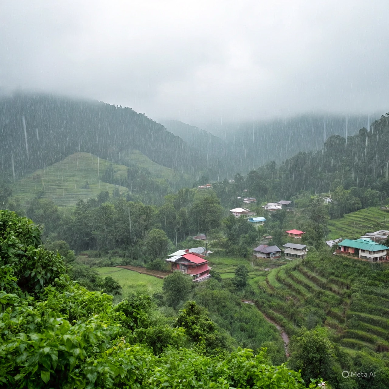 Where does it rain the most in the world?