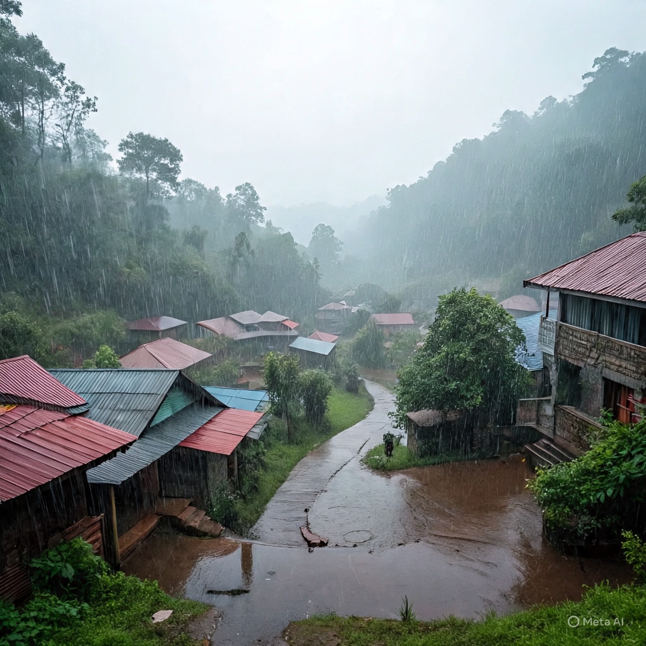 Where does it rain the most in the world?