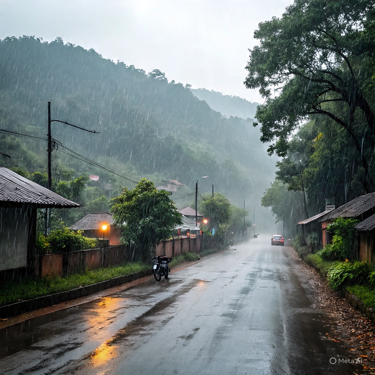 Where does it rain the most in the world?