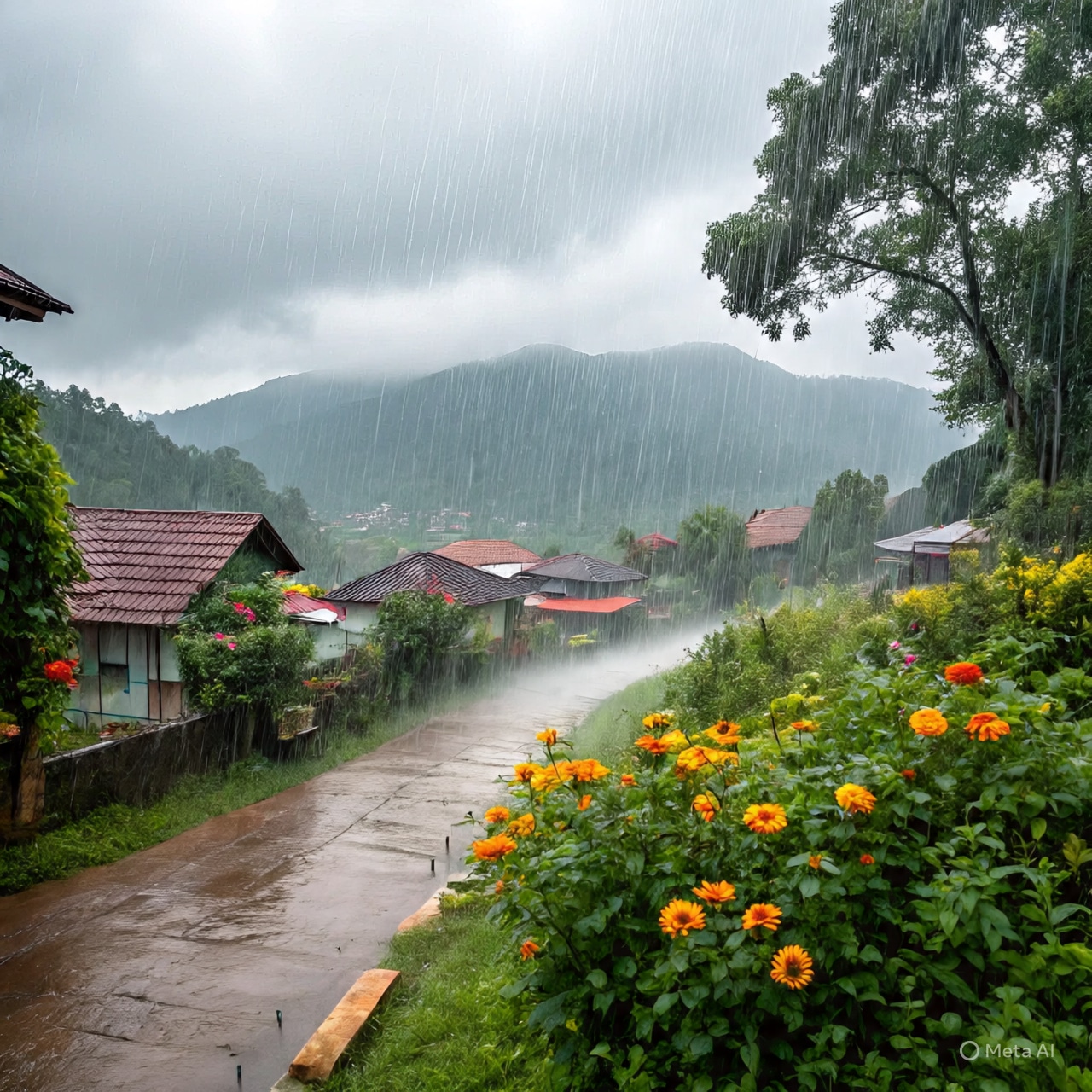 Where does it rain the most in the world?