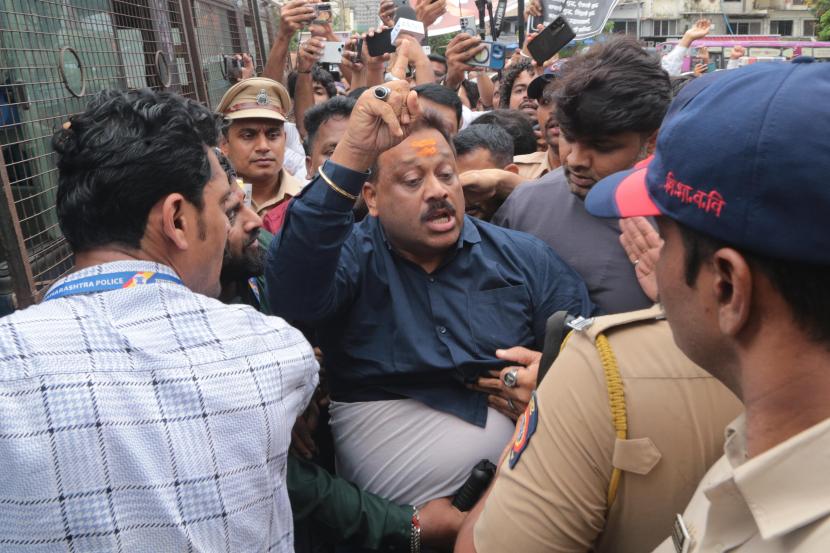 mira bhayandar mns morcha photos