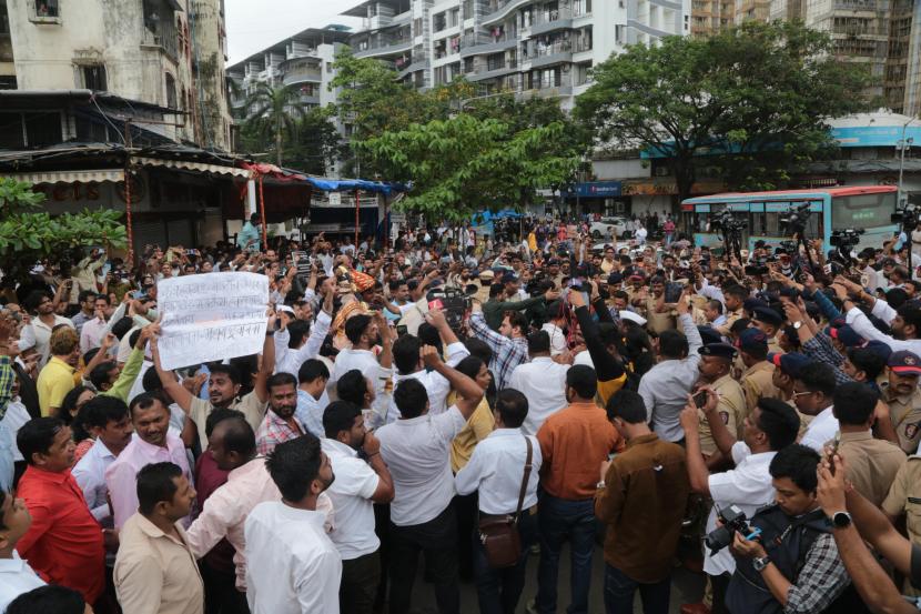 mira bhayandar mns morcha photos