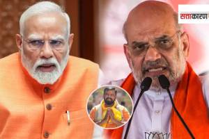 पंतप्रधान नरेंद्र मोदी, केंद्रीय गृहमंत्री अमित शहा व तेलंगणाचे आमदार टी राजा सिंह (छायाचित्र लोकसत्ता ग्राफिक्स टीम)