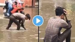 “ही सगळी सिस्टमची चूक” मेहनतीचा मोबाईल पावसाच्या पाण्यात गेला वाहून, तरुण रस्त्यावरच लागला रडू; हृदयस्पर्शी VIDEO