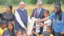 पंतप्रधानांचा ‘स्ट्रेट ड्राइव्ह’; क्रिकेट सज्ञांचा वापर करत भारत-ब्रिटन संबंधांवर चर्चा