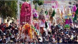 मोहरम सवारी विसर्जन मिरवणूक शांततेत