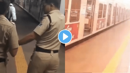 Malad train blast Mumbai local viral video short circuit explosion train accident shocking video