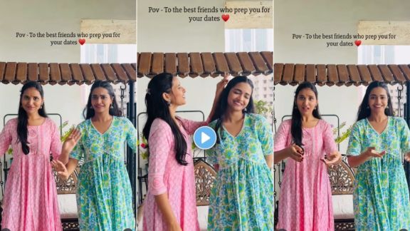 navri mile hitlerla serial fame actress vallari viraj and aalapini nisal shares dance video on man talyat malyat song