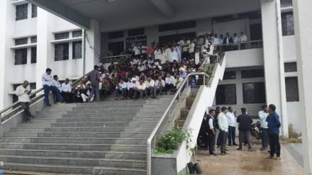MLA Nitin Pawar locked Tribal Integrated Development Project office
