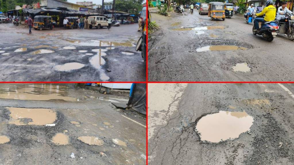 Tender worth Rs 25 lakhs in potholes still potholes remain in Palghar