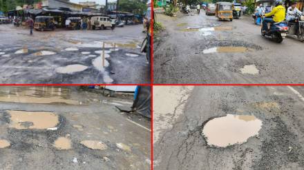 Tender worth Rs 25 lakhs in potholes still potholes remain in Palghar