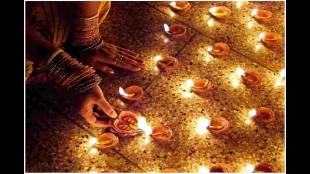 Siddheshwar Temple in Patan lit up with lamps