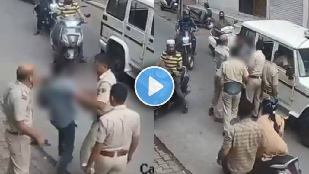 police station in-charge Pushpendra Bansiwal case viral video