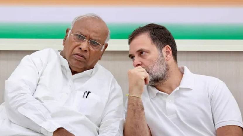 rahul gandhi and mallikarjun kharge