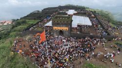 रायगड किल्ल्यावर जाणारा पायरी मार्ग बंद; अतिवृष्टीच्या पार्श्वभूमीवर जिल्हाधिकाऱ्यांचा निर्णय