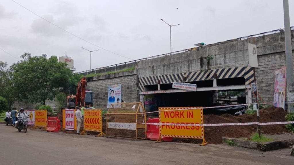 rane nagar underpass closed due to road widening in nashik traffic disruptions