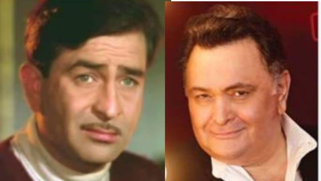rishi kapoor and raj kapoor